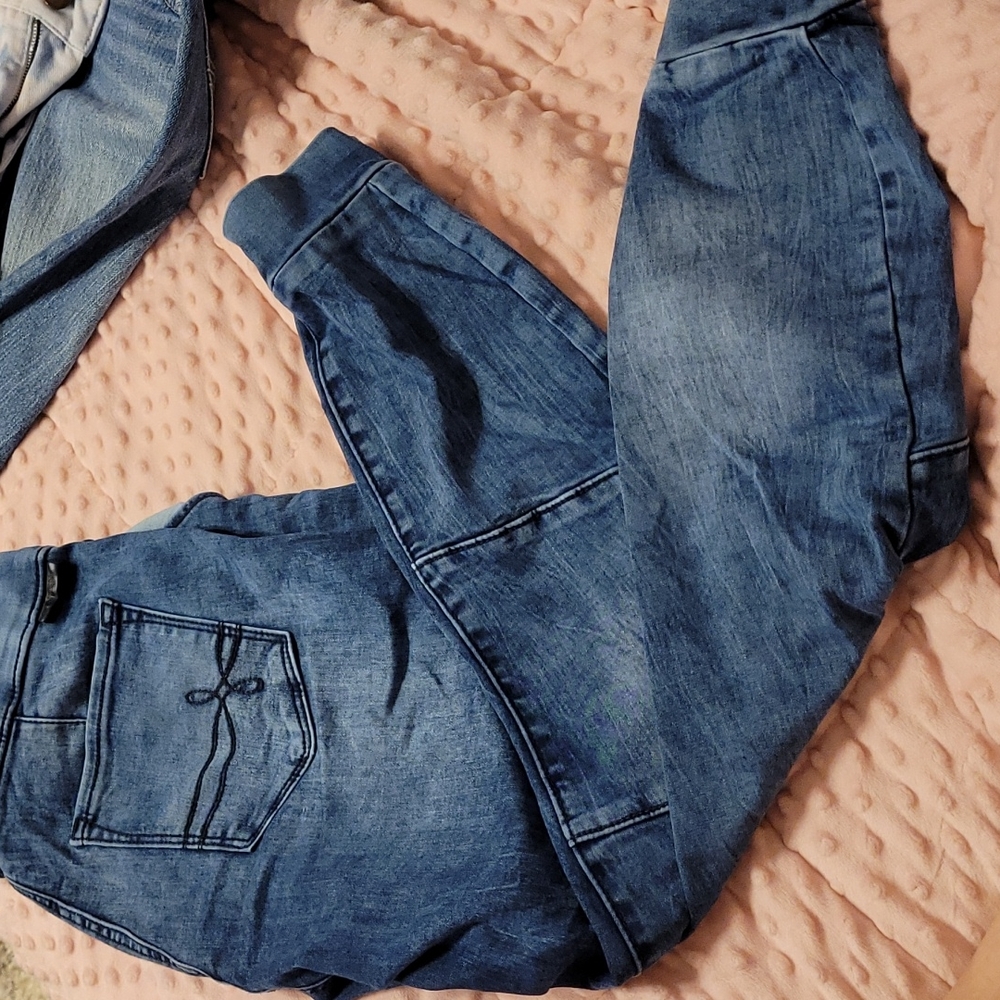 Blue Jeggings